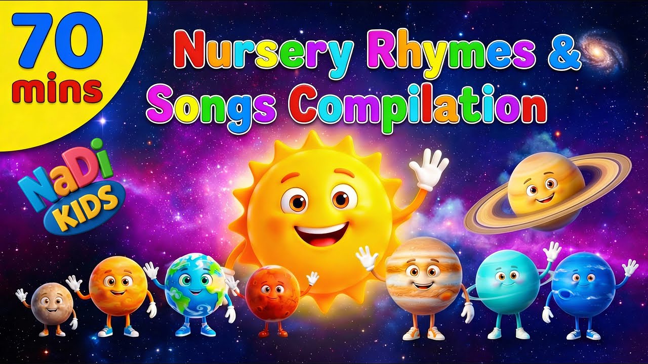 Nursery Rhymes & Songs Compilation 🎶 | Kids Songs Collection | Baby Rhymes | Nadi Kids | Kids rhymes