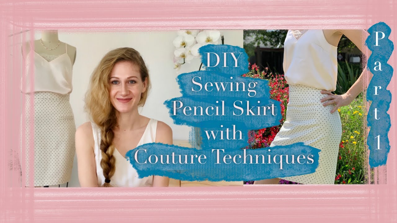 Sewing a Pencil Skirt with Couture Techniques | Bleistiftrock (CC in Deutsch) - Part 1 Preparation