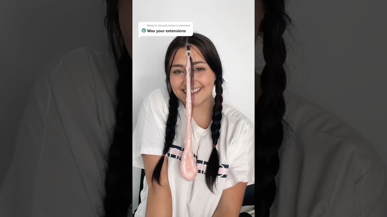 100 layers of wax on hair