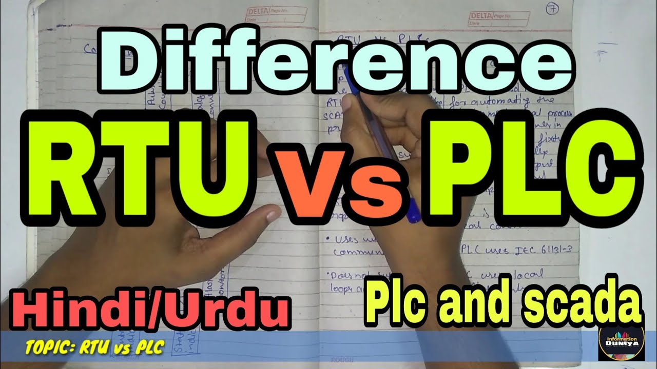 Plc vs Rtu | Plc vs Rtu in Hindi | difference between plc and Rtu | plc in Hindi | Rtu in Hindi