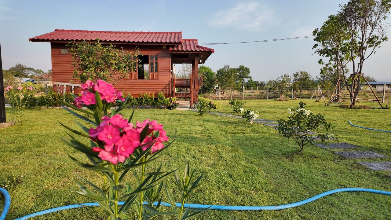 EP455บ้านสวนสร้างใหม่ จัดสวน ปลูกผลไม้ไว้ ศรีนาวา นครนายก 200ตรว.1.9ลบ.นัดชม0910096124ษา