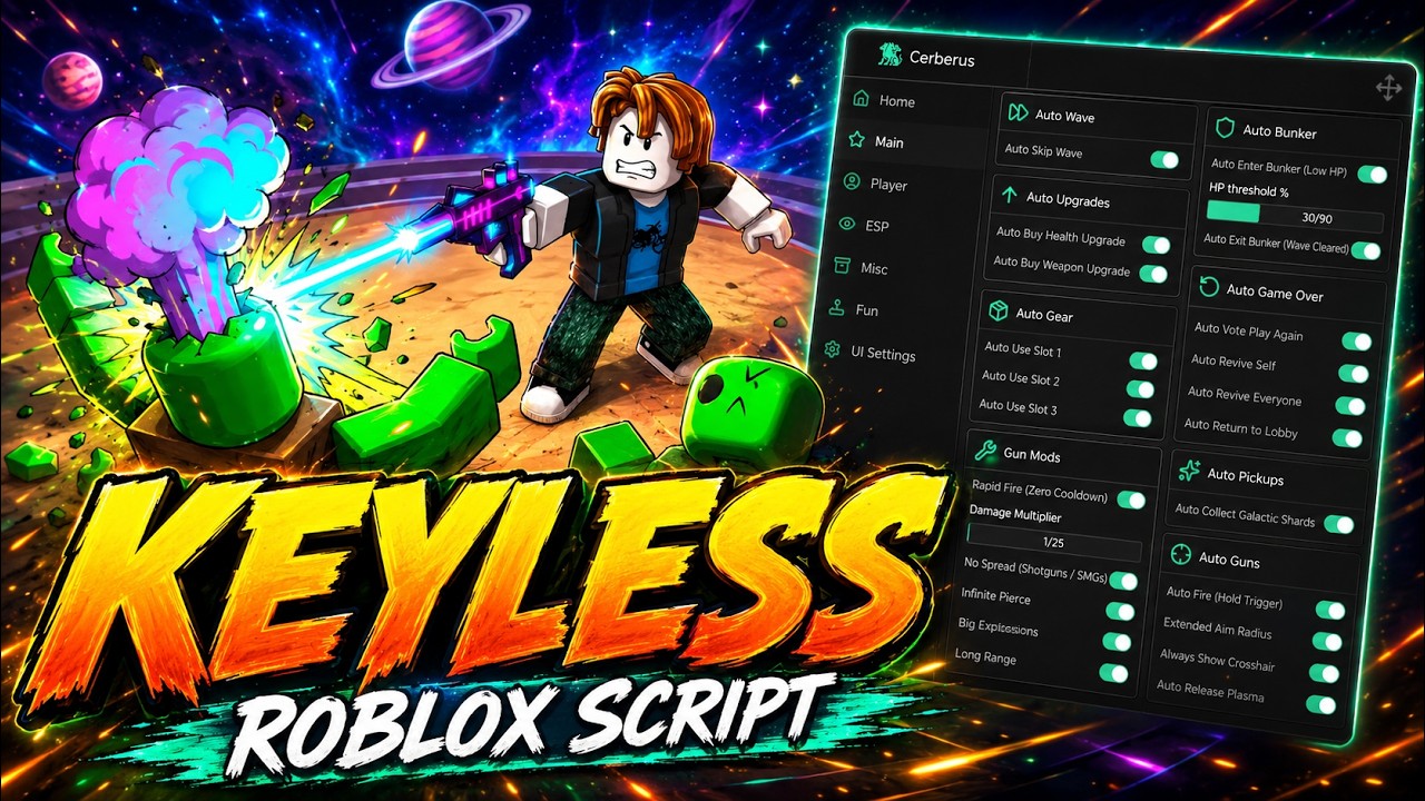 [KEYLESS] Best Survive Zombie Arena Script