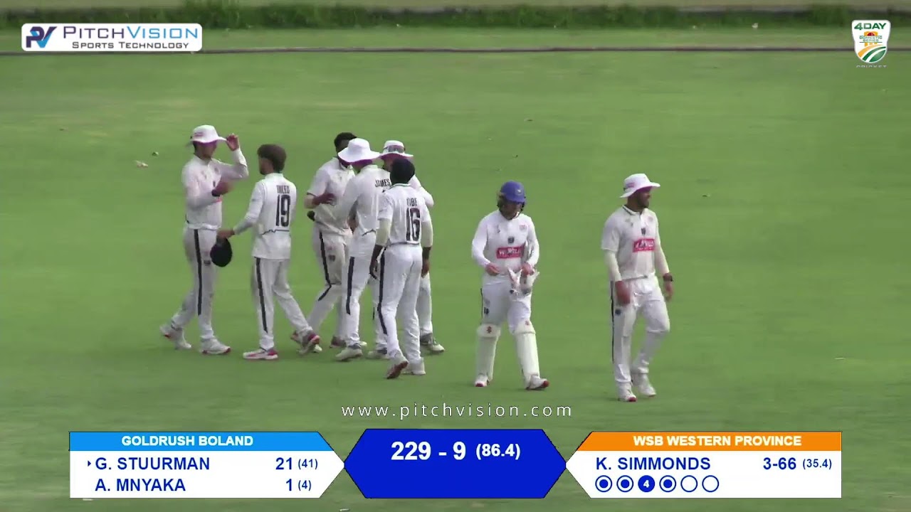 Goldrush Boland vs WSB Western Province - Day 3 - CSA 4-day Series 2025/26