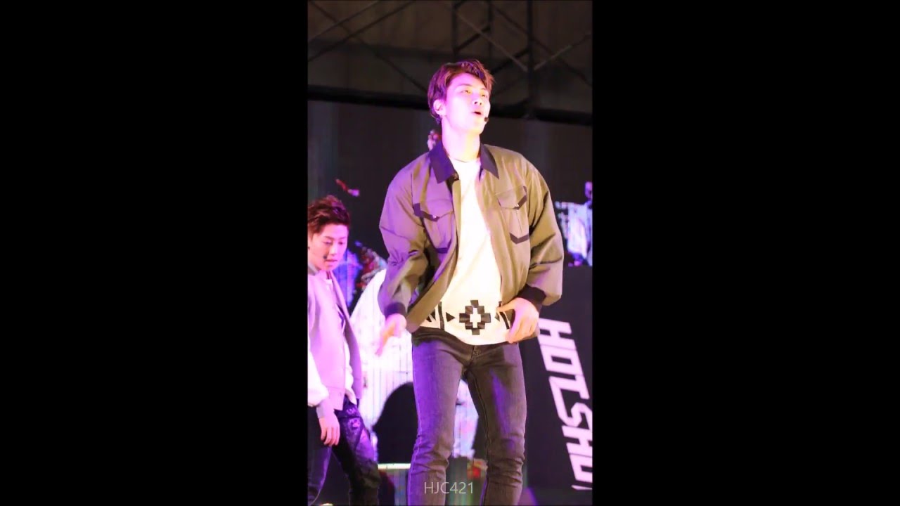 160410 KCON STAGE Step by Step HOTSHOT 준혁cam