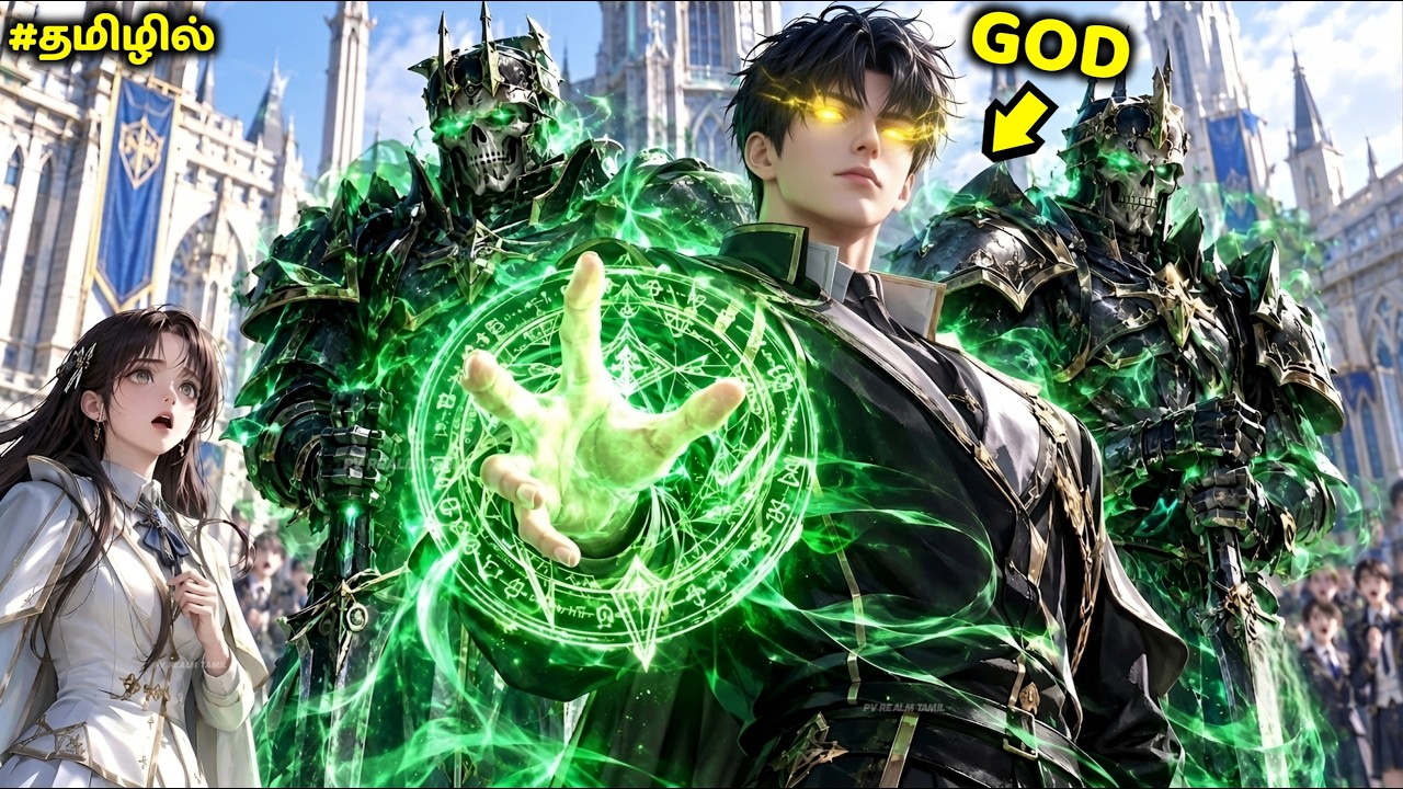 Weak Hero Dies & Reincarnates With Hidden SSS Rank Necromancer Powers | Anime in Tamil