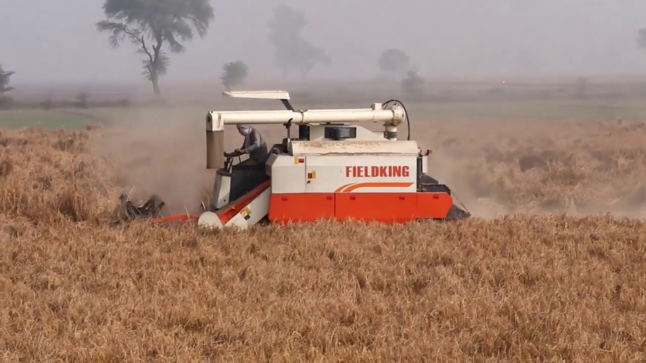 Harvester with chopper | Combine Harvester | Agricultural Machinery and Implements By Fieldking