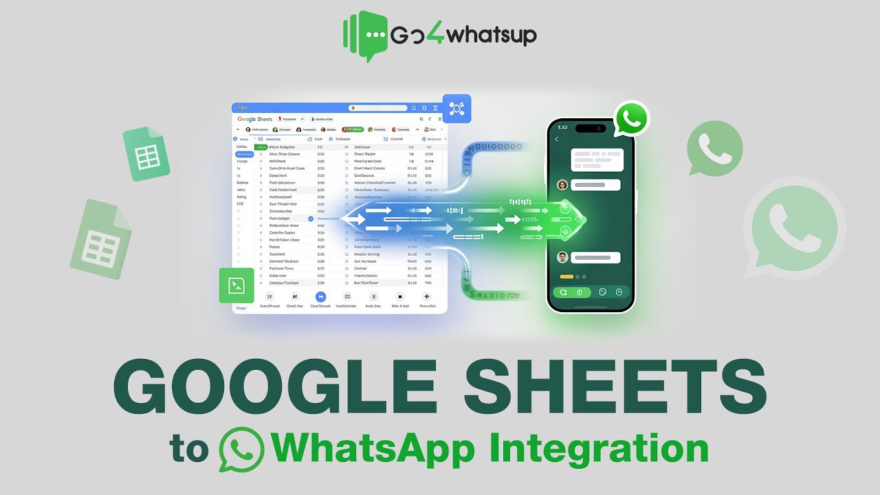 Google Sheets + WhatsApp Automation Using Go4WhatsUp | Real-Time Messaging #WhatsAppAutomation