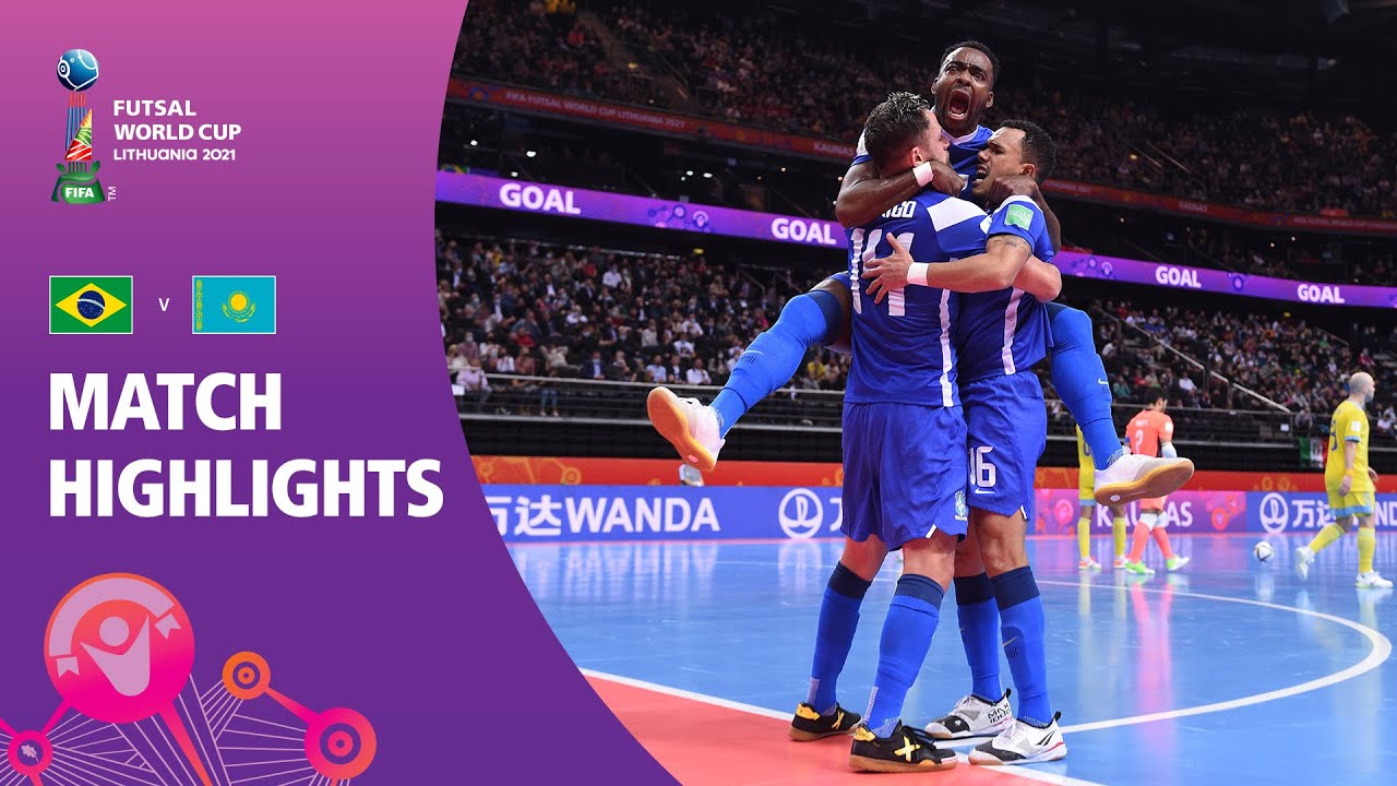 Brazil v Kazakhstan | FIFA Futsal World Cup 2021 | Match Highlights