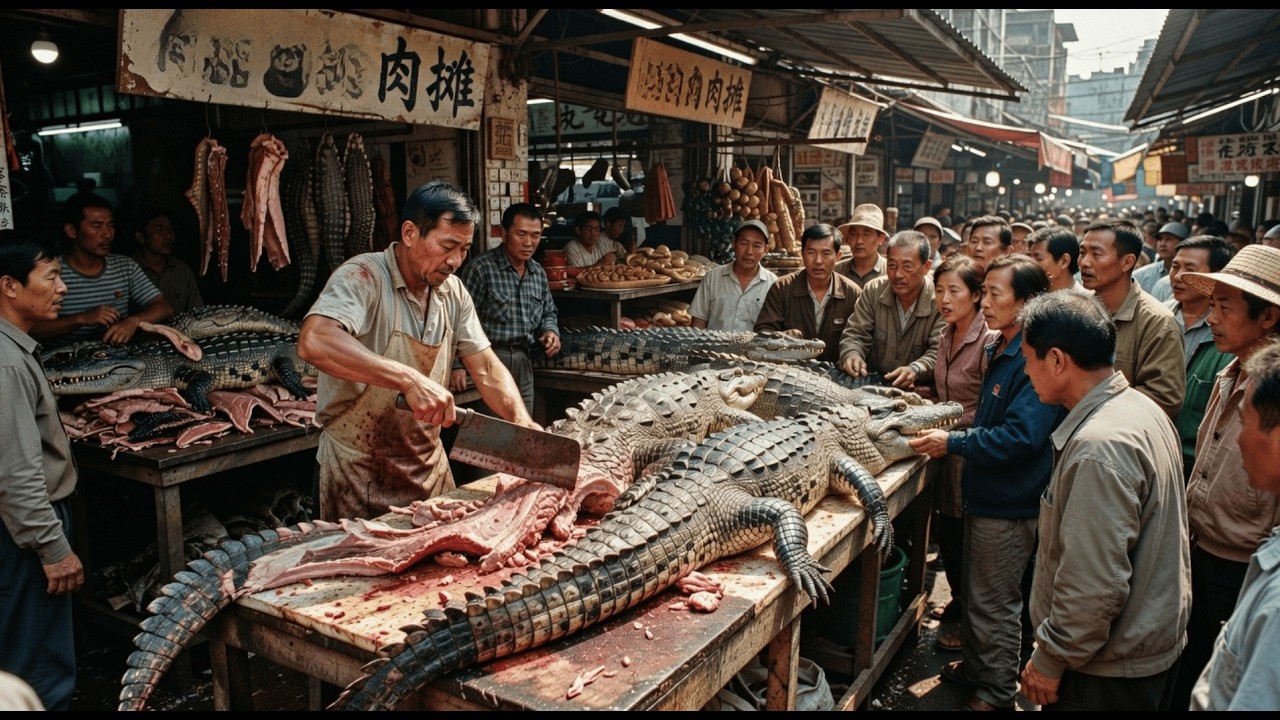 Inside China's Wildest Market: Crocodile, Snake & Scorpion Dishes | Real Local Life