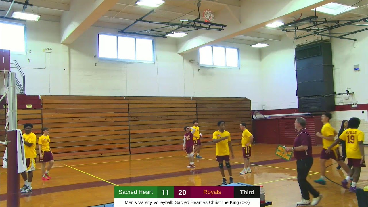 Men's Varsity Volleyball: Sacred Heart vs Christ the King