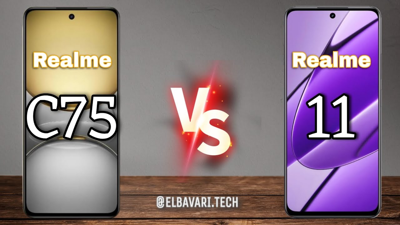 مقارنة بين Realme 11 vs Realme C75