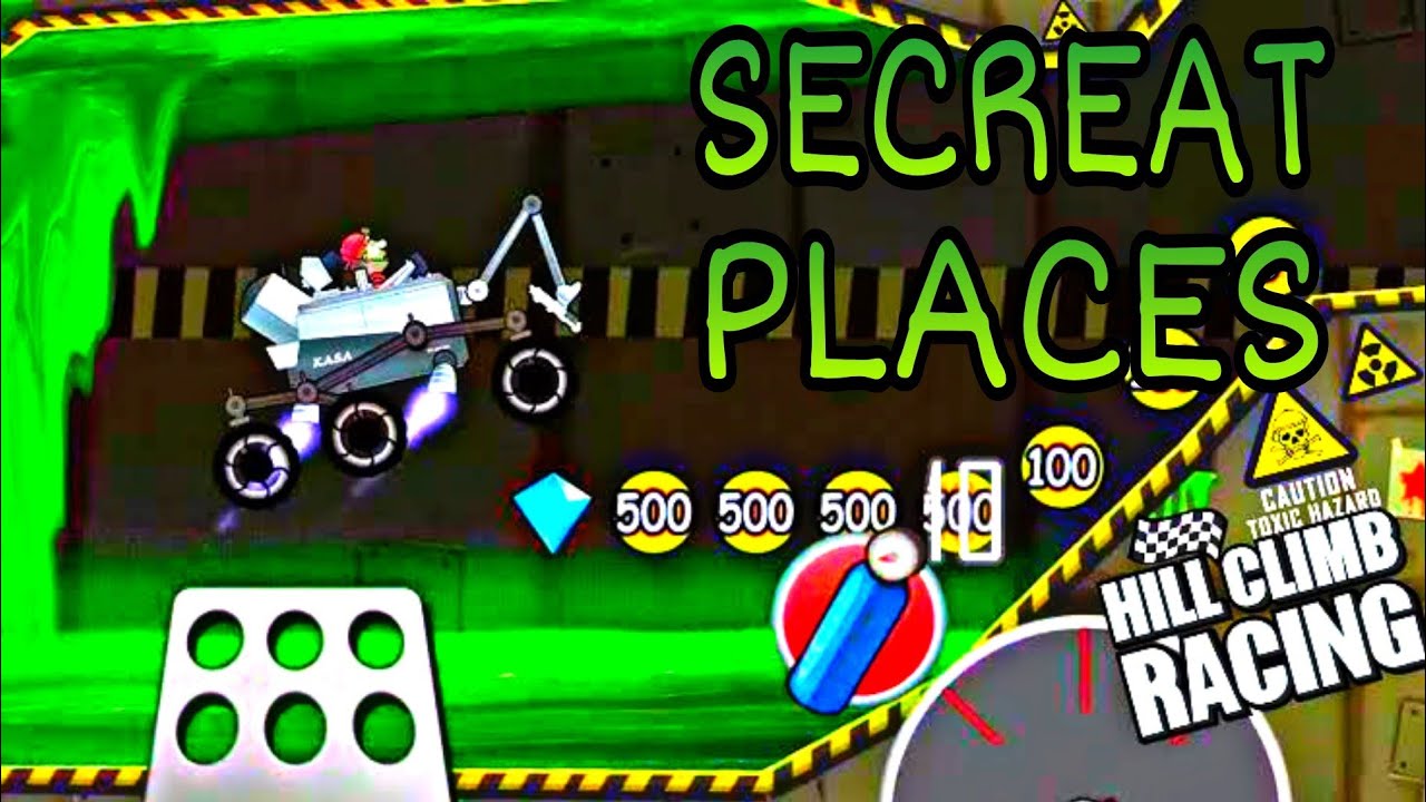 HILL CLIMB RACING || ALL SECREAT PLACES || CSAF GAMING ||❤️