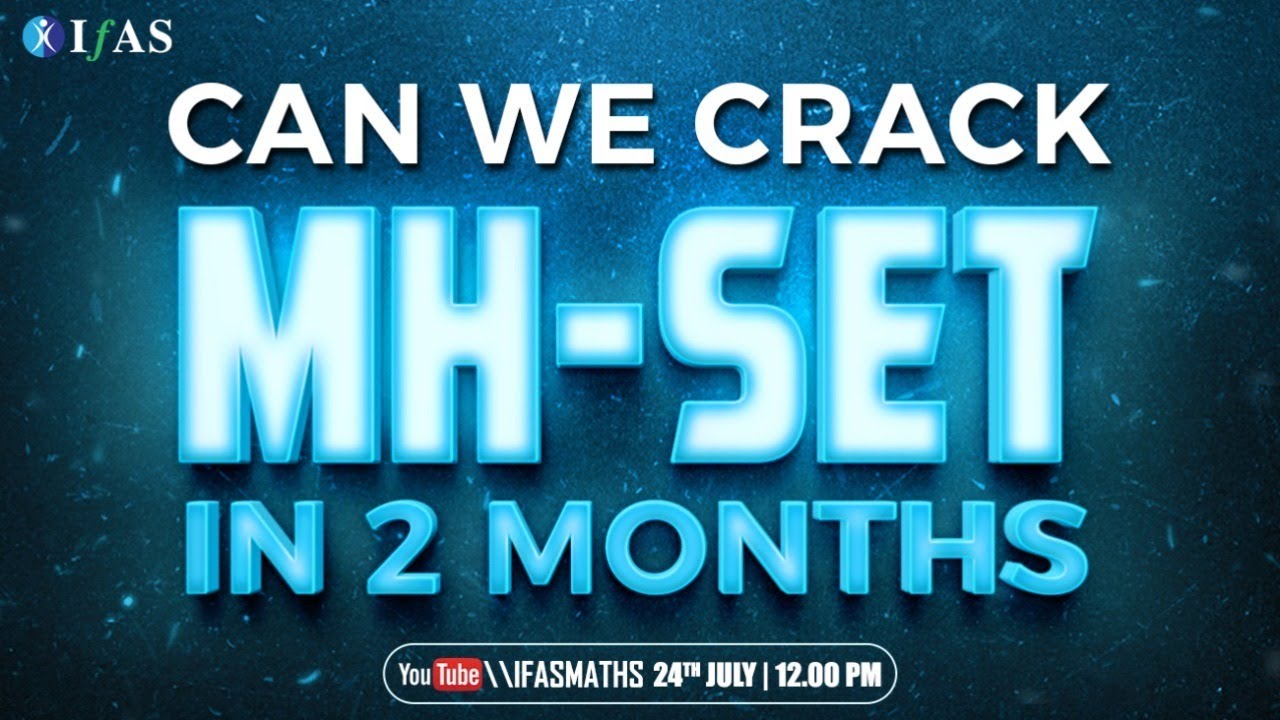 How To Crack MH-SET Mathematics Exam in 2 Months | Strategy for MH-SET