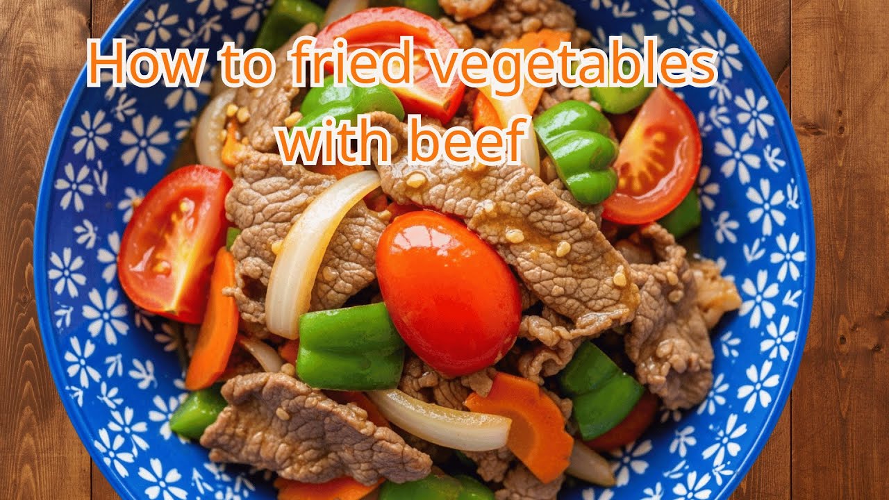 How to fried vegetables with beef របៀបឆា ន្លែសាច់គោឆ្ងាញ់ #cooking 