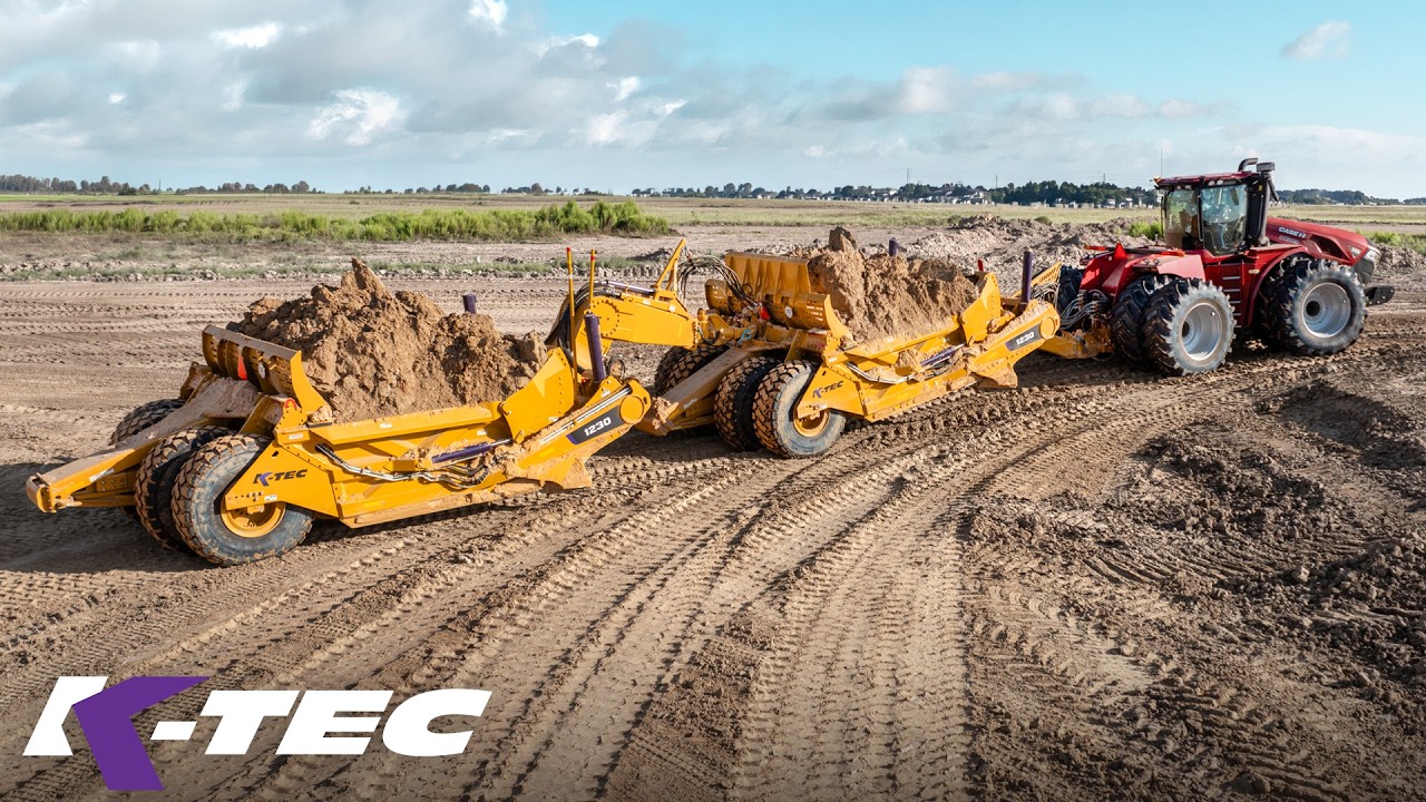 New K-Tec 1230 Tandem Scraper Reveal