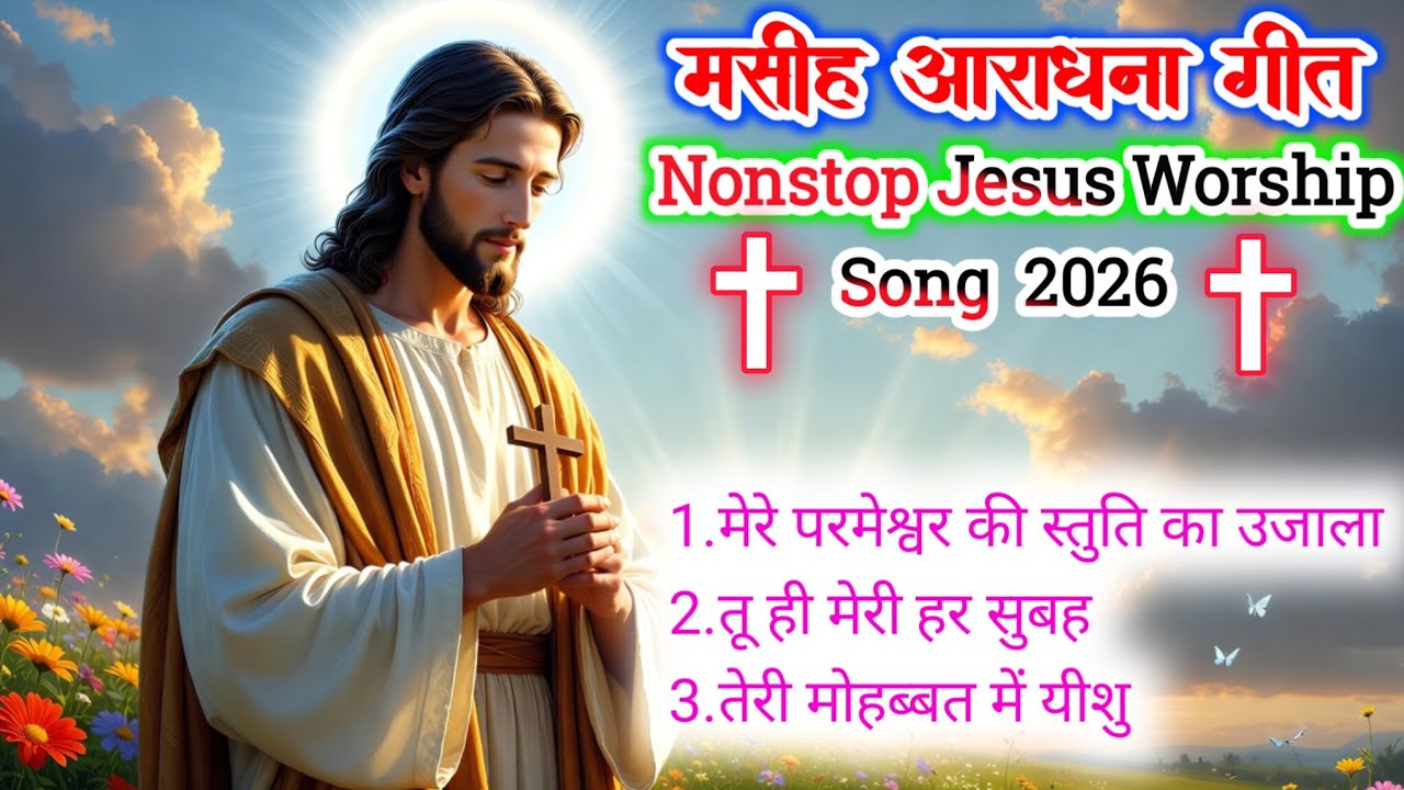 Nonstop Jesus Worship Songs 2026 | ✝️ मसीह आराधना गीत 🙏| Jesus Morning Song 