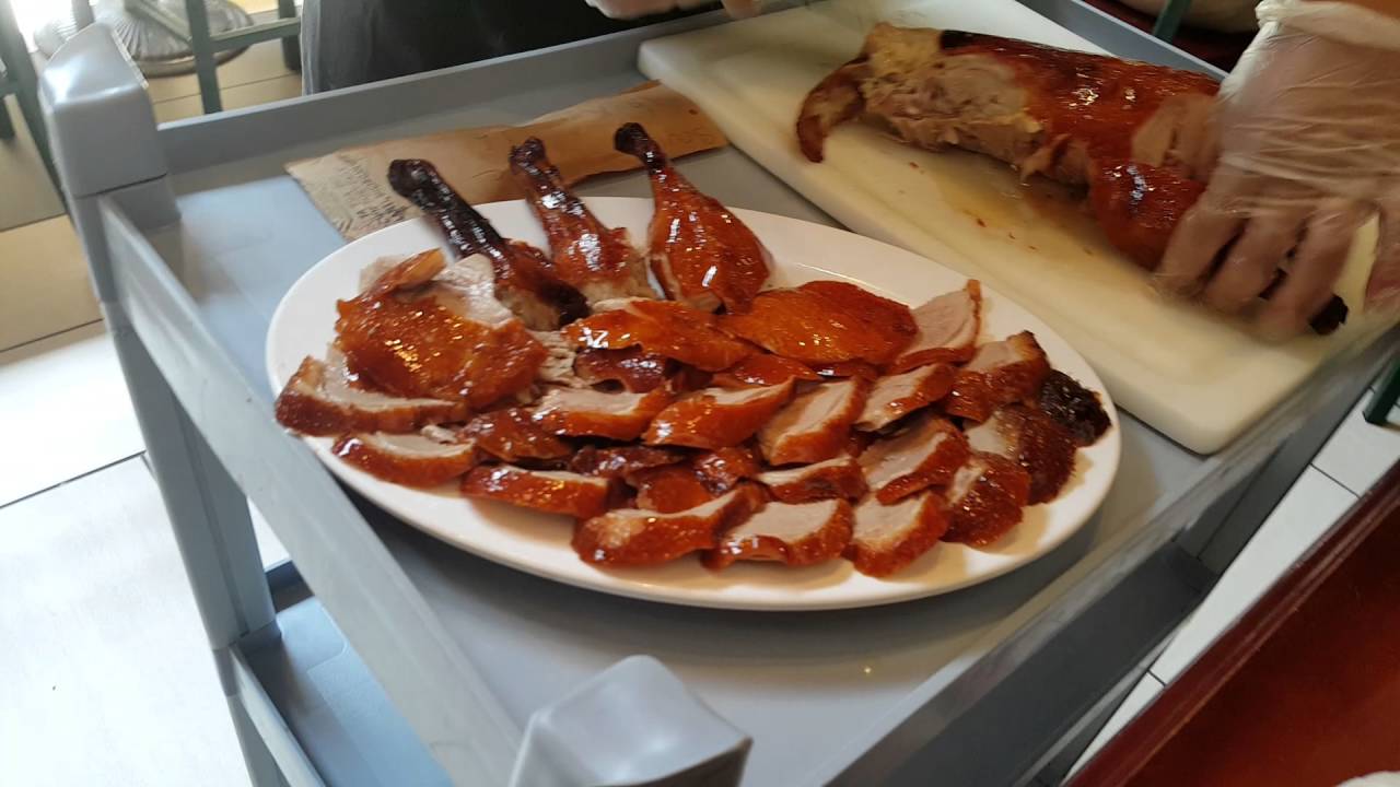 Sun Wah BBQ Peking Duck Feast carving