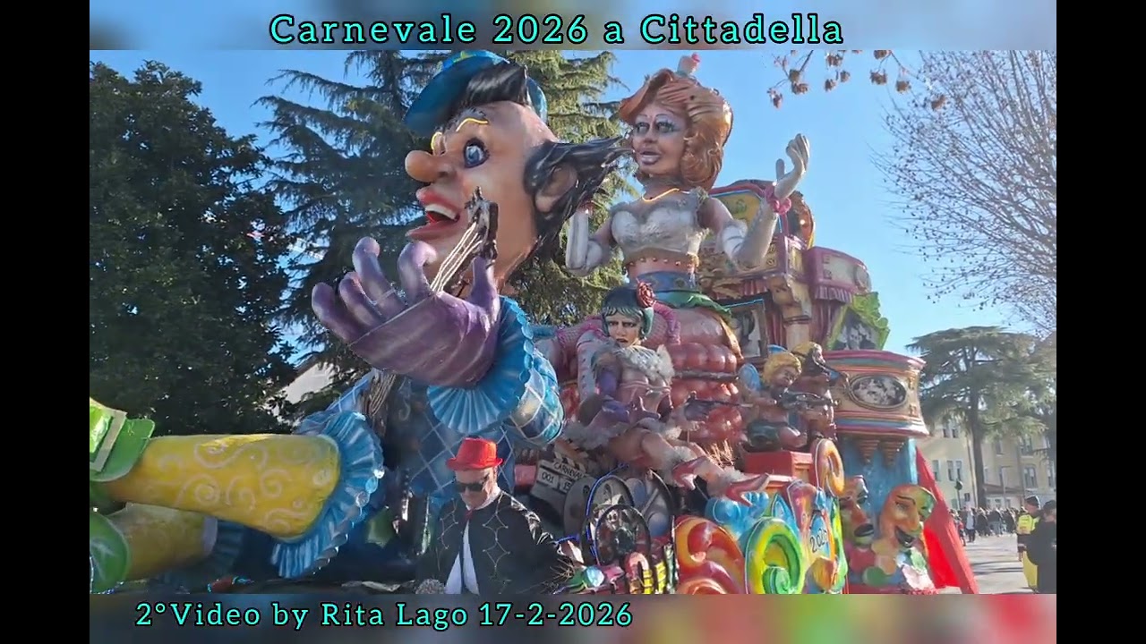 2° Video Carri mascherati a Cittadella(Pd) 17-2-2026 (2°Video by Rita Lago Ritina 🐙) 