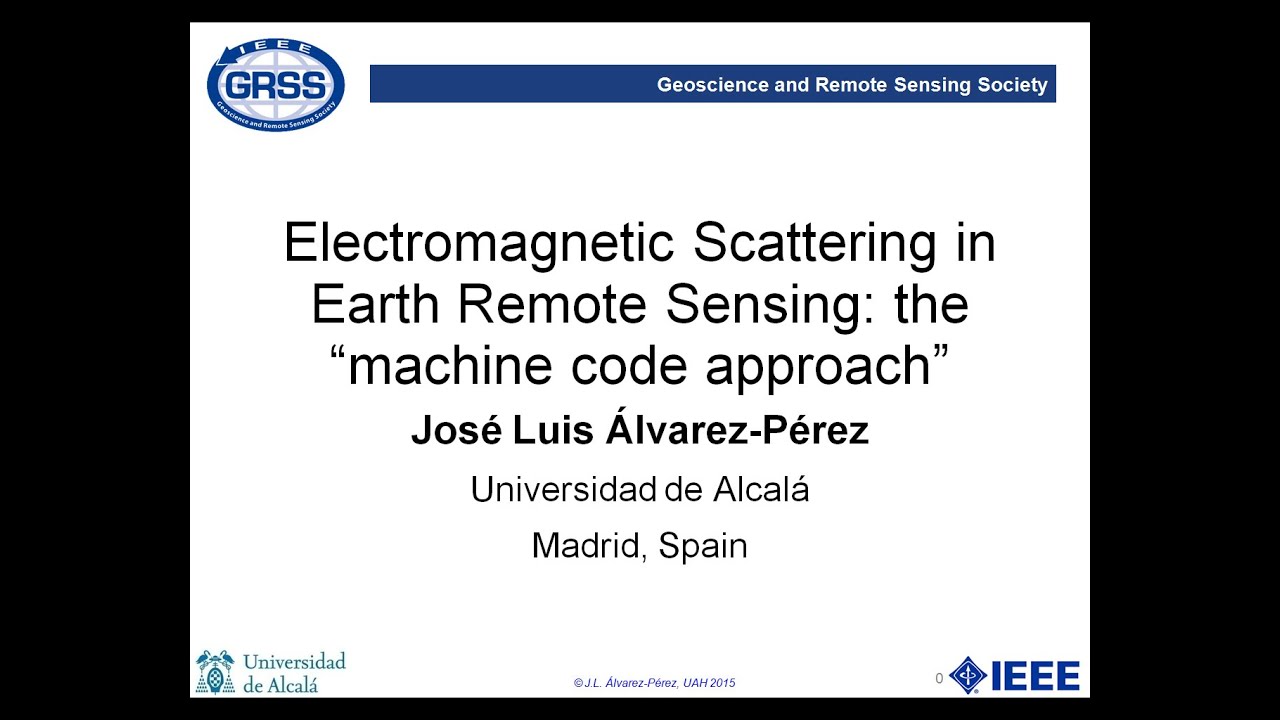 14. Electromagnetic Scattering in Earth Remote Sensing: the 