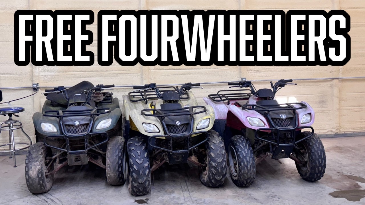 Are These Fourwheelers Repairable After Sitting For YEARS Outside?