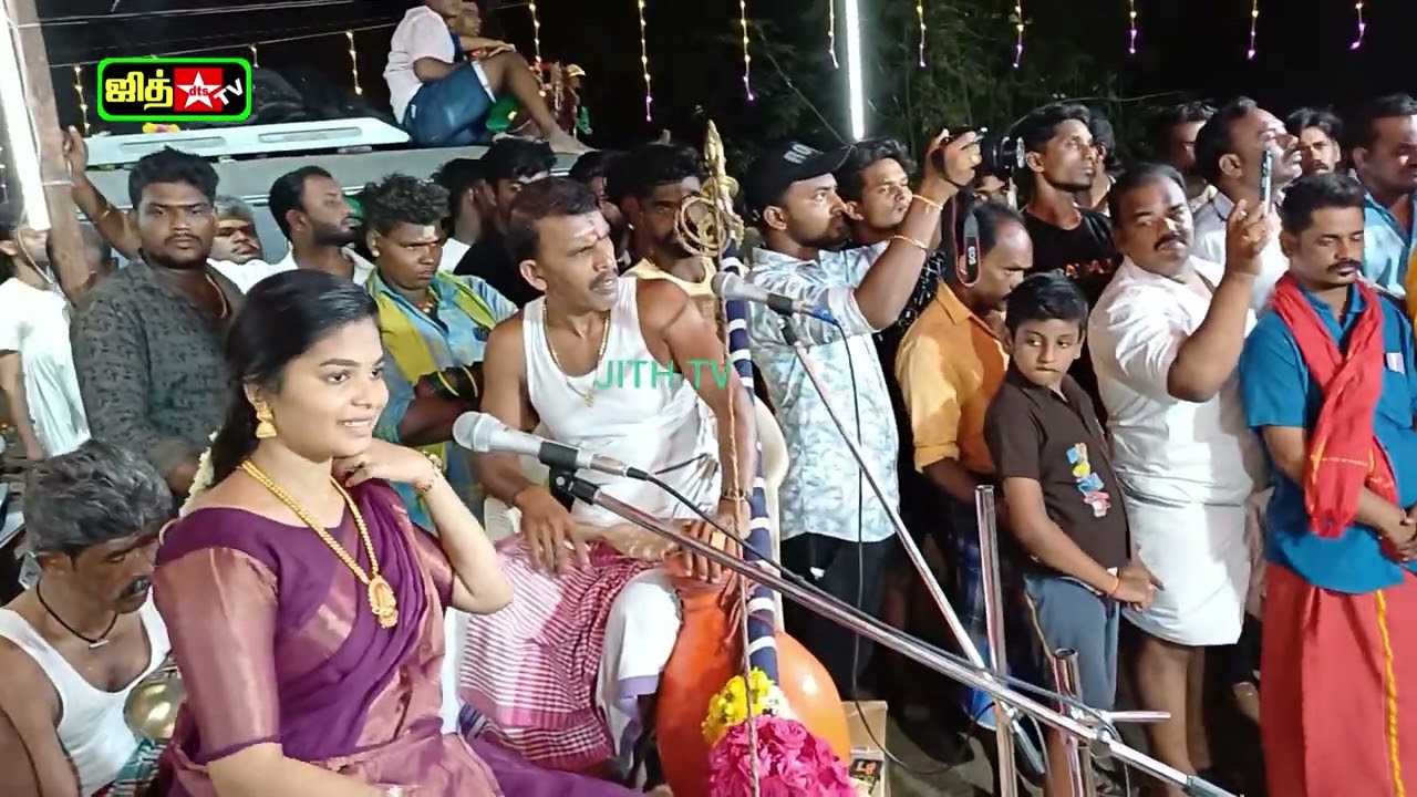 🛑 குலசை அதிர்ந்த மாதவி வில்லிசை || முத்தாரம்மன் அருள்💥மிரட்டலான தசரா🔥காளி ஆட்டம் #jithtv