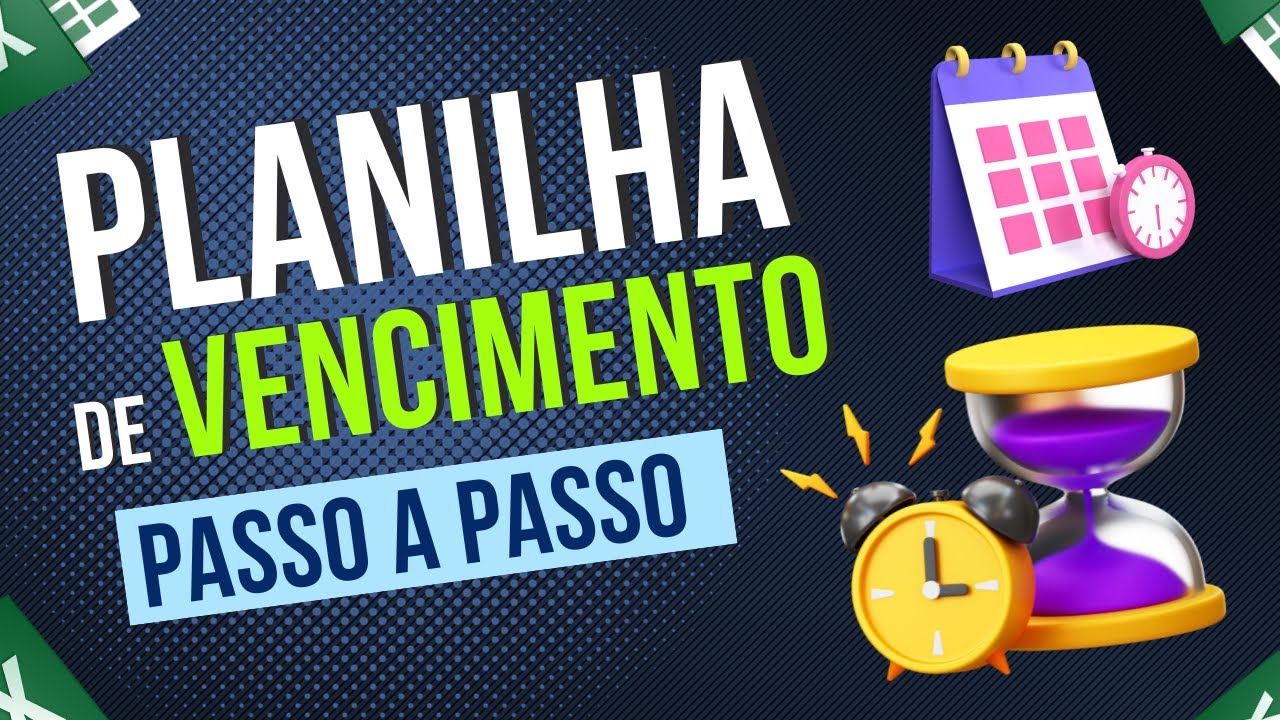Planilha de Controle de Validade / Vencimentos de Produtos no Excel - Passo a Passo Simples do Zero
