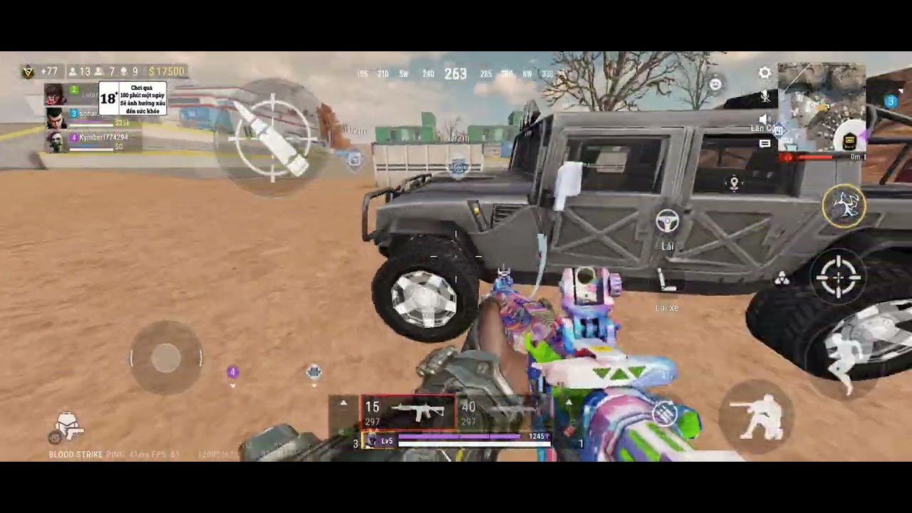 Vây Hãm cày top  1 sever