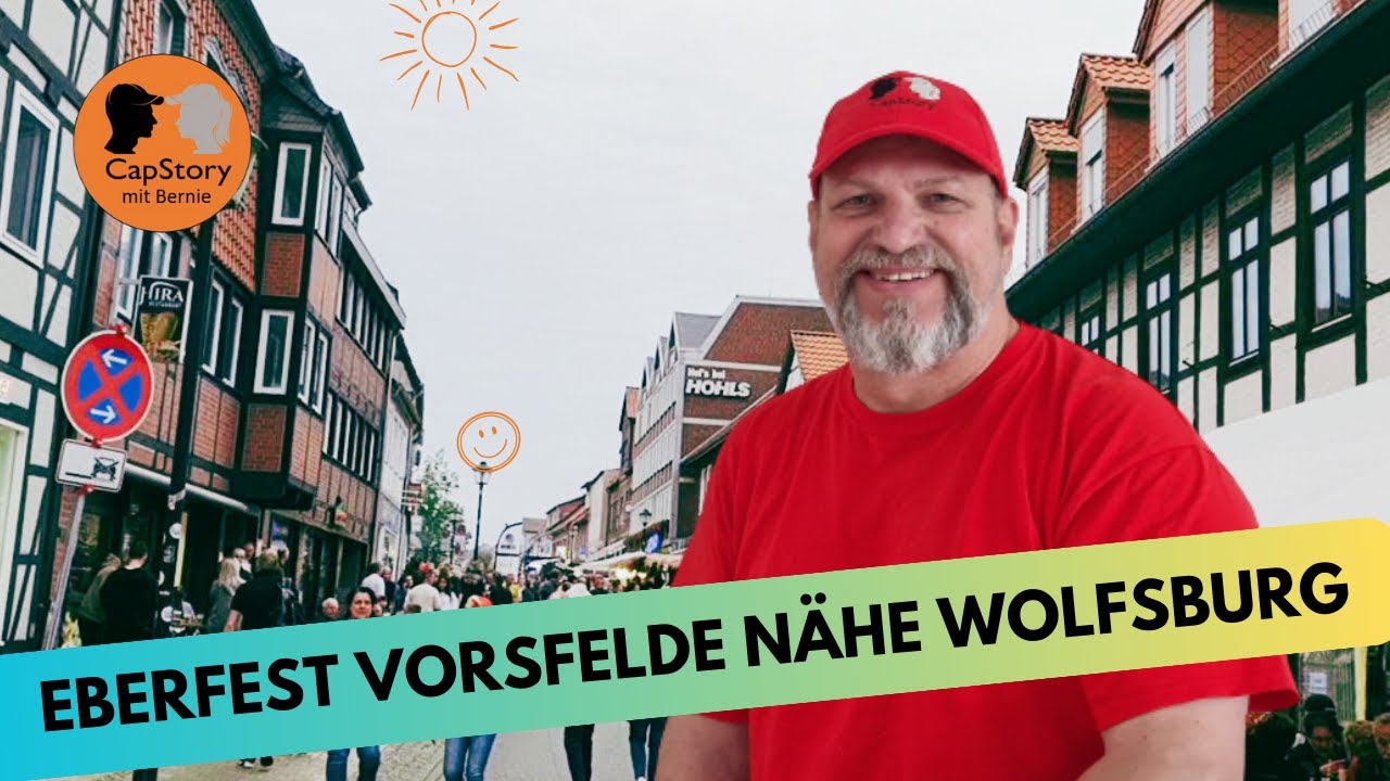 Stadtfest Dorffest Eberfest in Vorsfelde, ein Ortsteil der Stadt Wolfsburg im August 2023 KURZ VIDEO