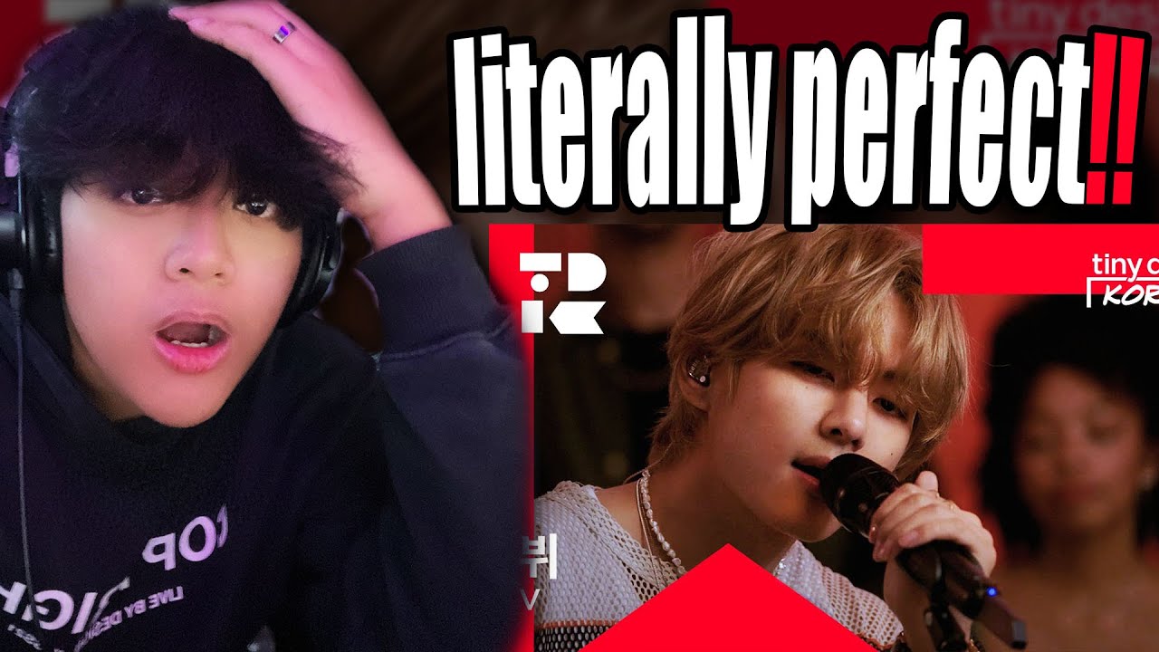 V of BTS: Tiny Desk Korea | REACTION