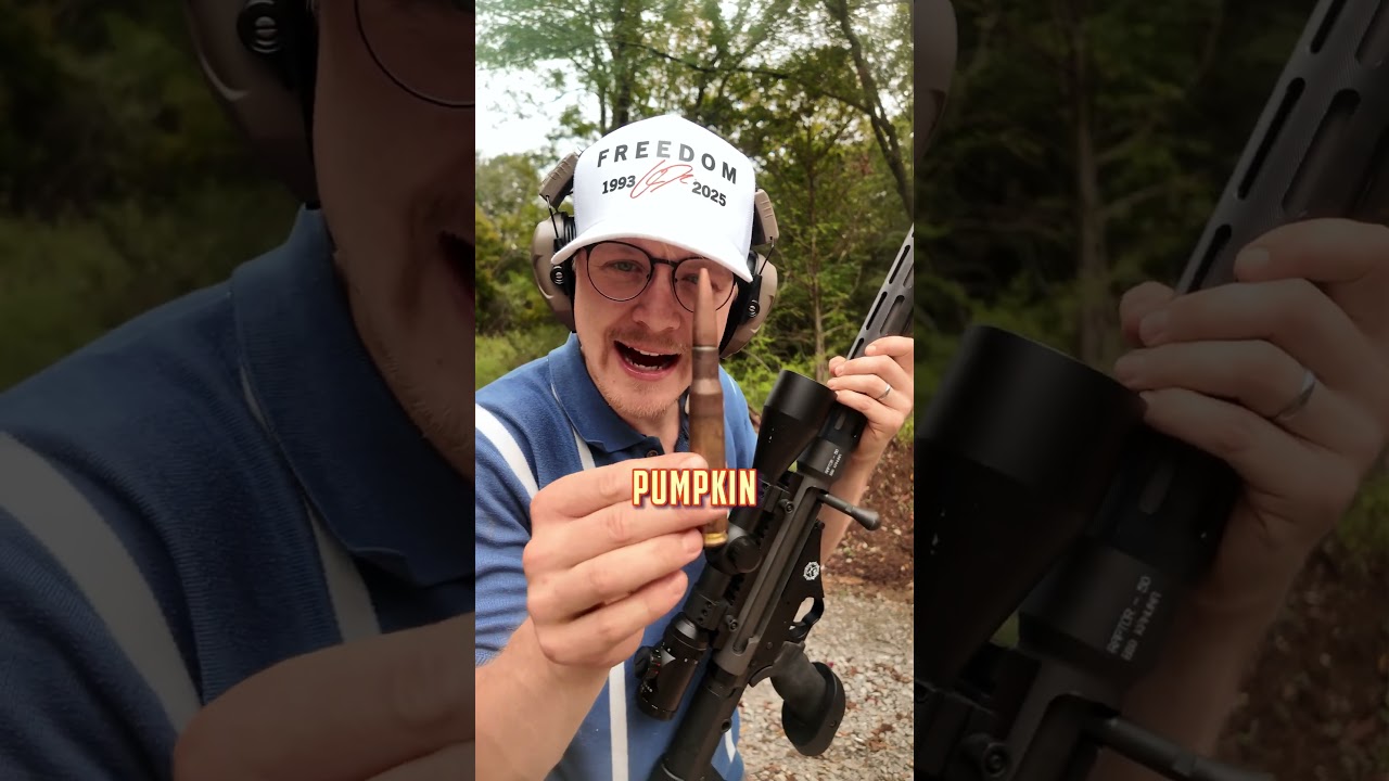 Hunting With A 50BMG! #pumpkin