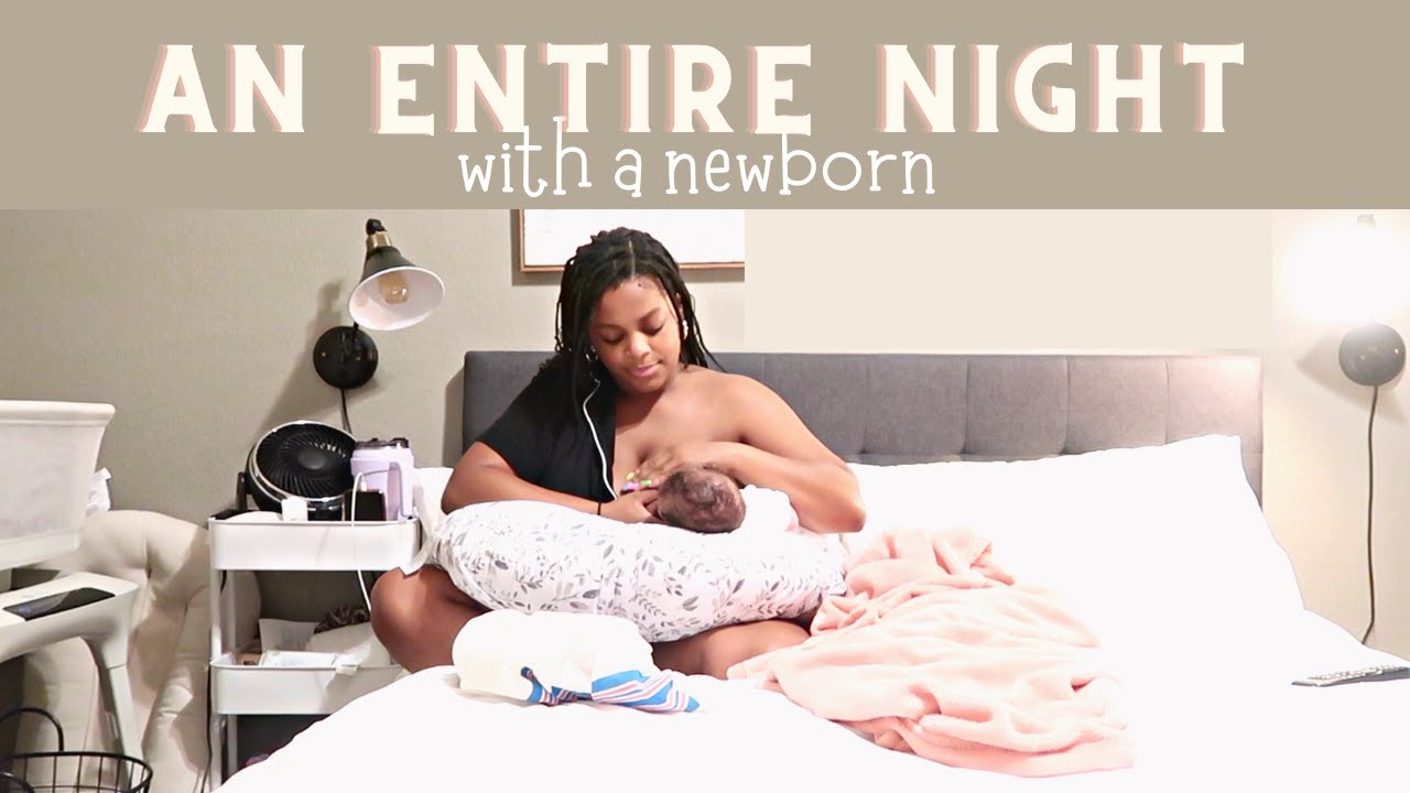 REALISTIC NIGHT TIME ROUTINE WITH A NEWBORN | 3 WEEKS OLD + EXCLUSIVELY BREASTFEEDING
