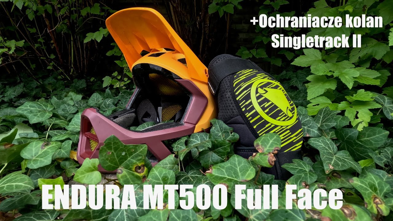 ENDURA MT500 - czy to najlepszy FullFace? | + Ochraniacze kolan Singletrack II