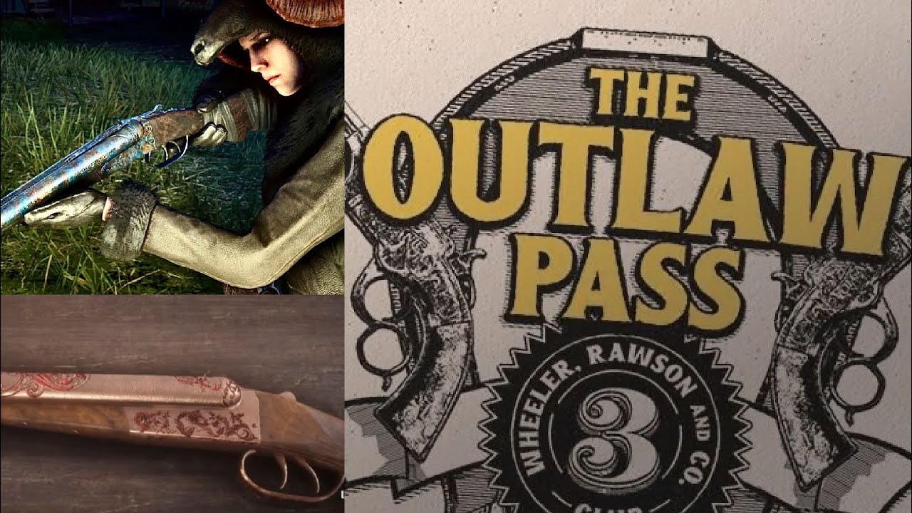 Red Dead Online - Outlaw Pass 3 all (WEAPON CUSTOMIZATION) Showcase!