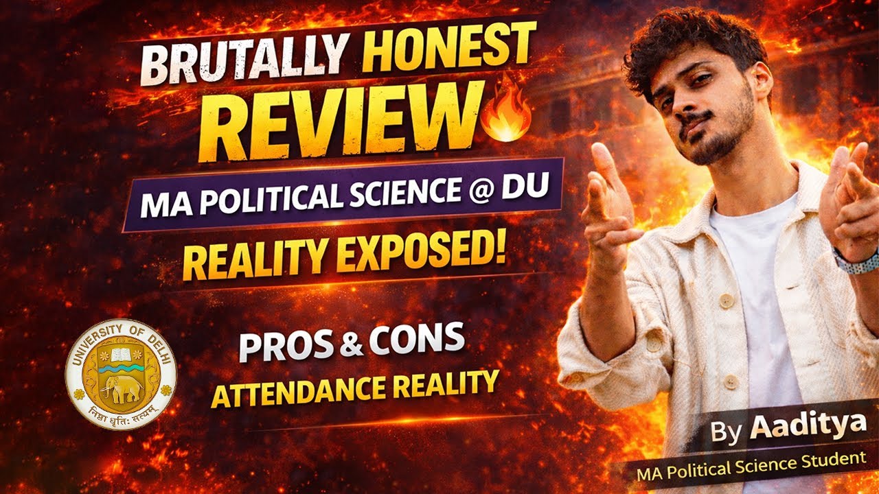 MA Political Science @ Delhi University | Most Honest Review | Reality No One Tells You