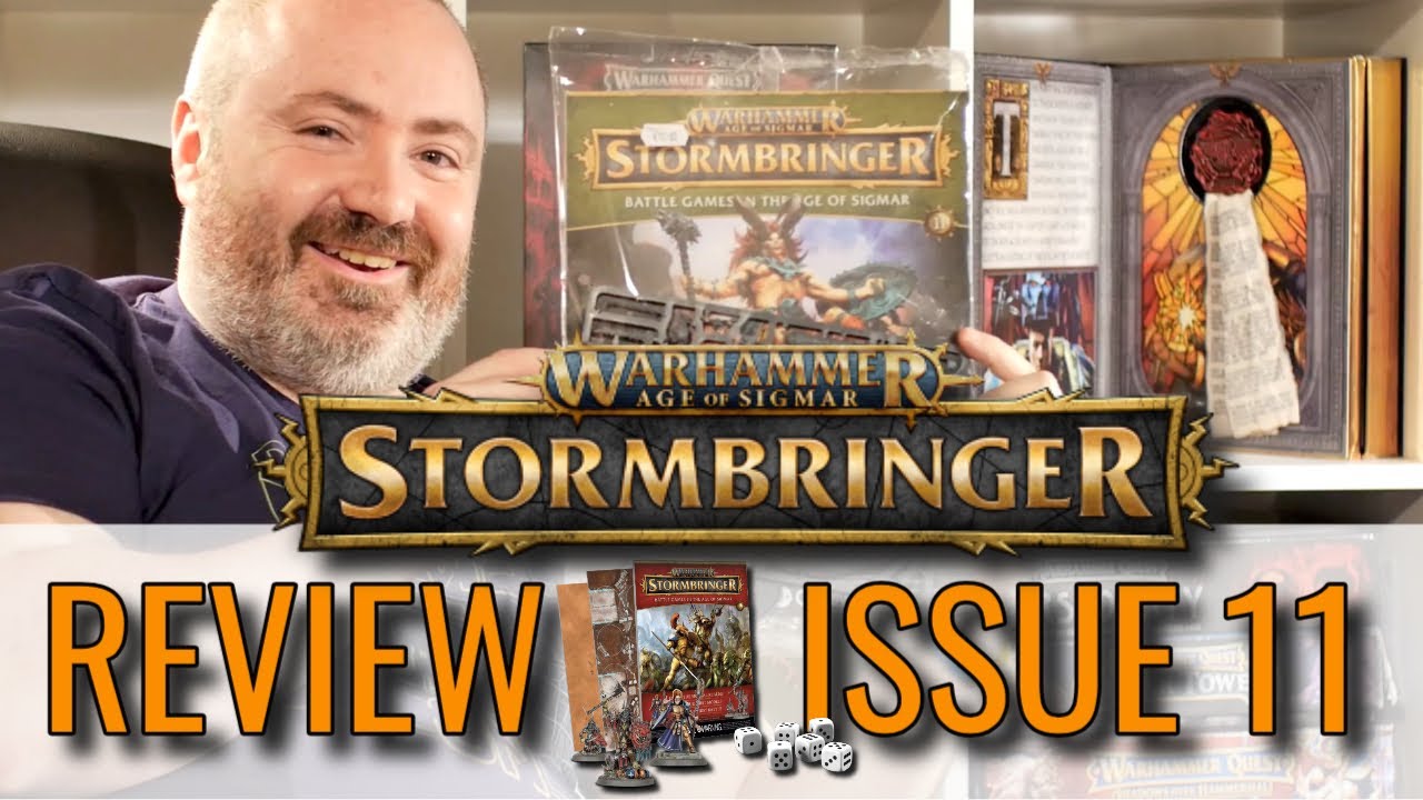 Warhammer Age of Sigmar: Stormbringer - Issue 11 review with painted minis!