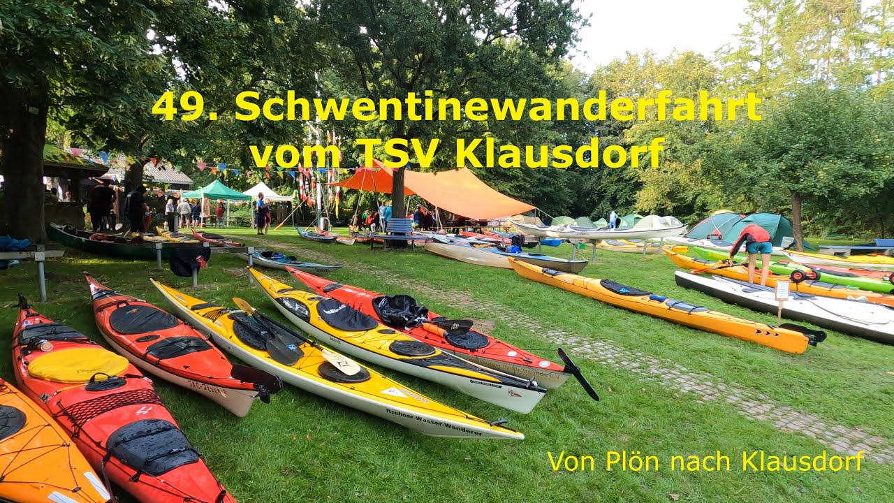 Kajak Tour Schwentinewanderfahrt von Plön nach Klausdorf Seabird Expedition HV und Prijon Seayak