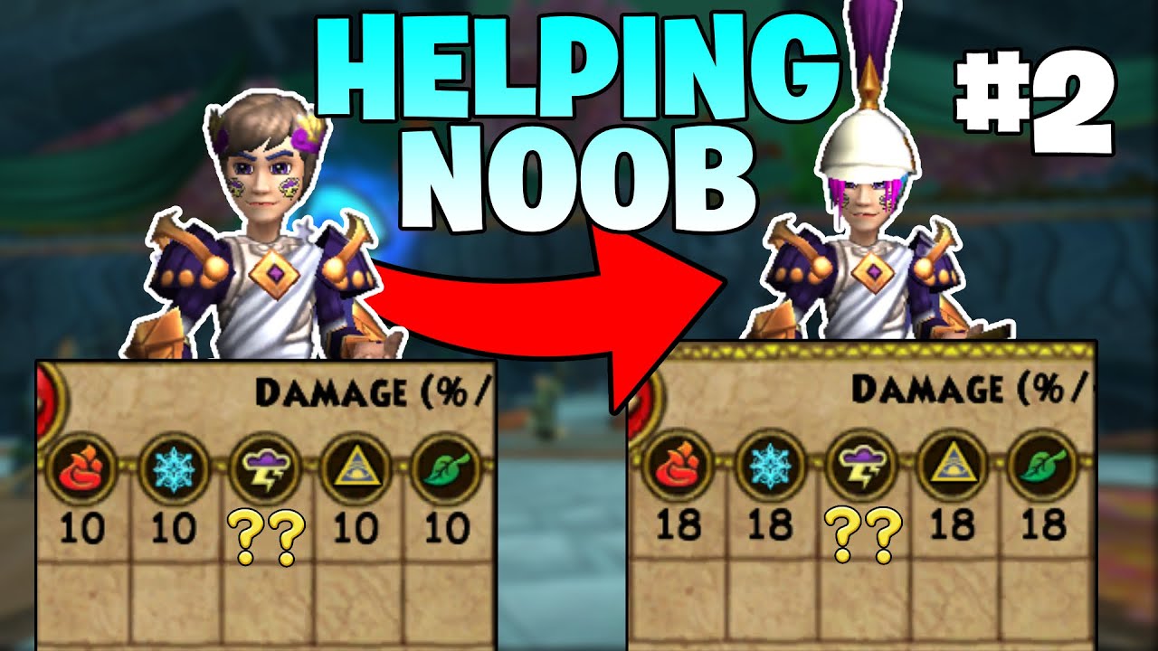 Wizard101 Helping Noob #2 | Helping a Master Storm Get Better Stats