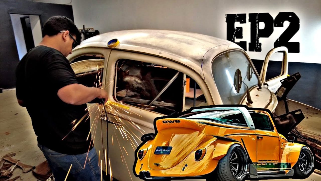 Customização VW Fusca! Corte do teto para ser Conversível ou Targa? EP2T1
