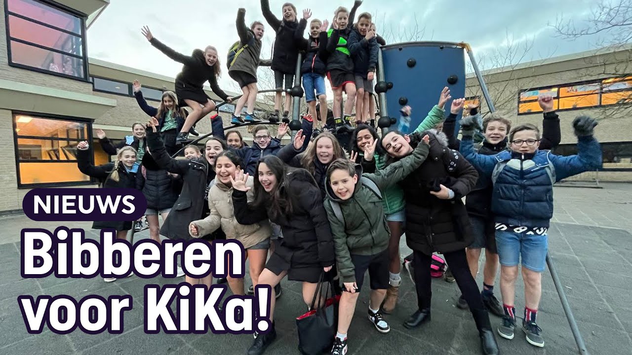Met 2 graden in korte broek naar school: KiKa-actie voor zieke klasgenoot | RTV Oost