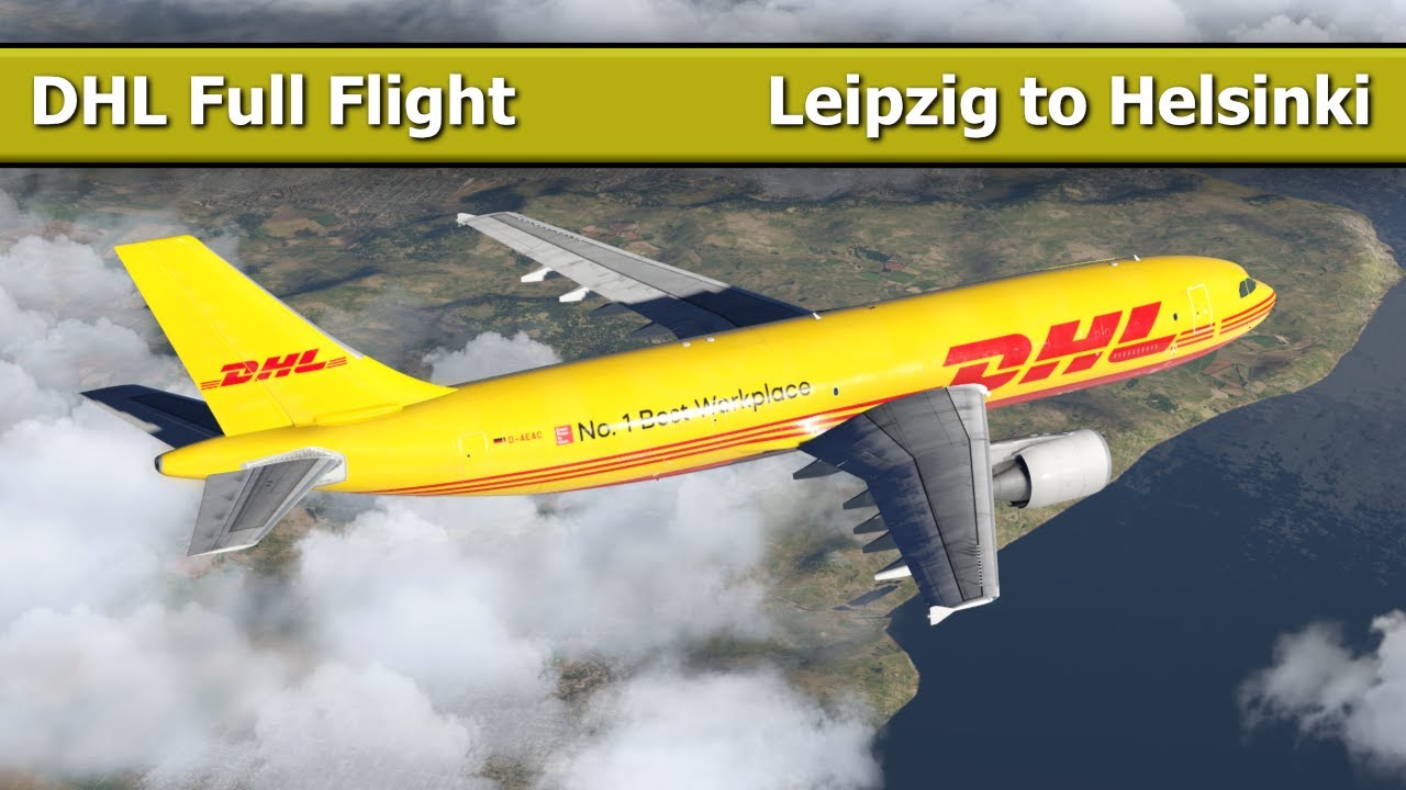 Leipzig Halle to Helsinki Vantaa in the inibuilds A300R(F)