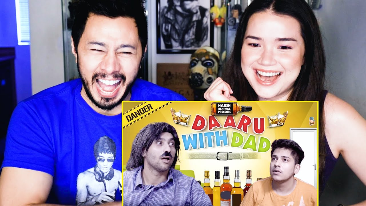 HARSH BENIWAL | Daaru With Dad | Reaction | Jaby Koay & Achara
