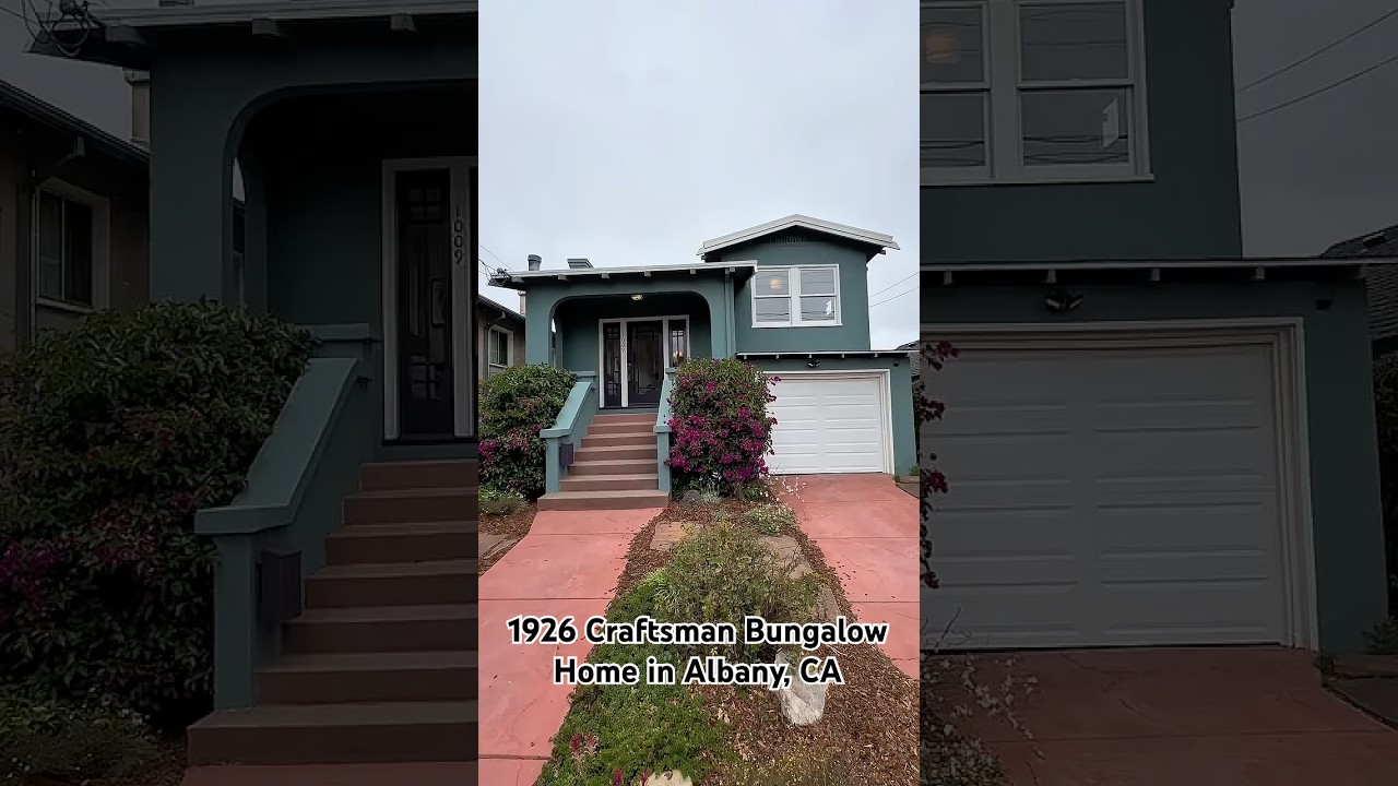 Дом в стиле &laquo;крафтсмен&raquo; 1926 года постройки в Олбани, Калифорния #housetour #hometour #bayarea #a...