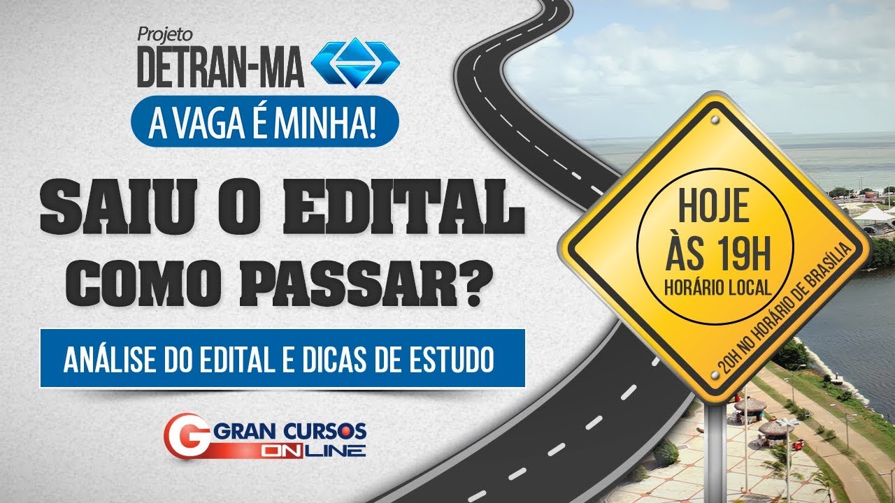 Concurso Detran MA | Edital comentado e dicas de estudo - Como Passar?
