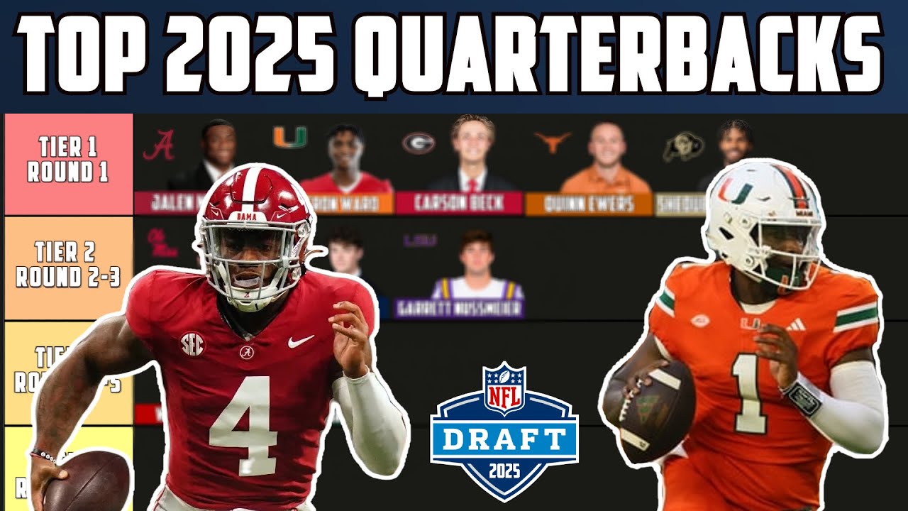 Top 2025 QUARTERBACK Tiers 2.0 | NFL Draft Prospects