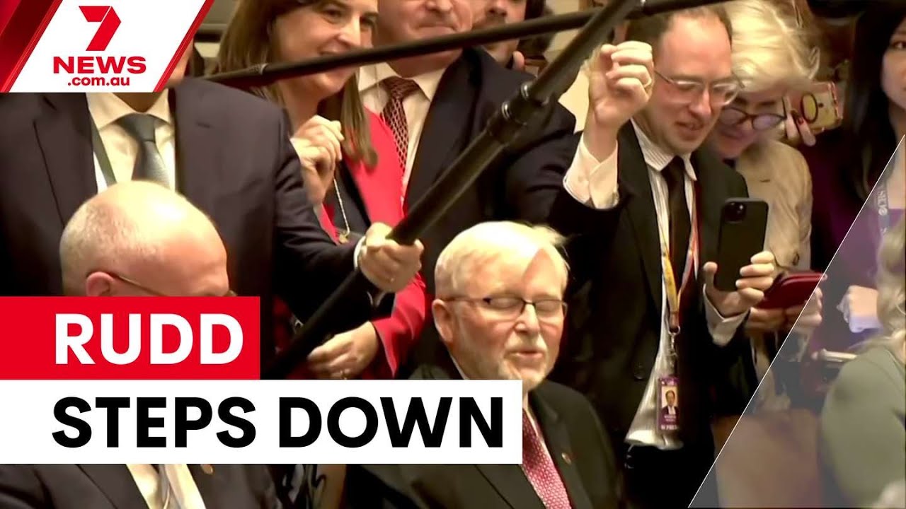 Kevin Rudd steps down as US ambassador | 7NEWS