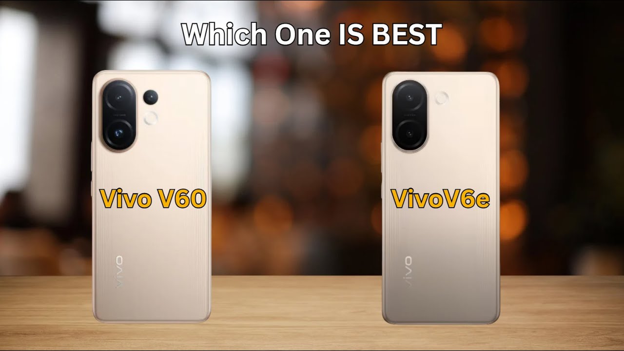 VIVO V60 VS VIVO V60e -Which one is Best (2025)