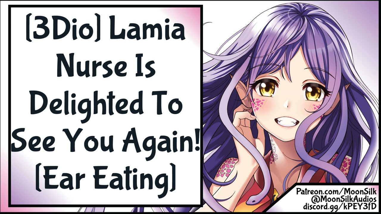 [3Dio] Lamia Nurse Is Delighted To See You Again! [Ear Eating]