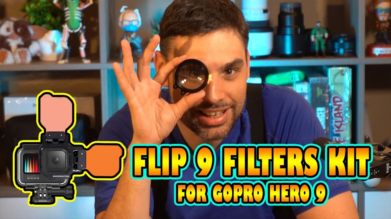 Фильтры обратного рассеивания Flip9 для GoPro 9: распаковка и подводное тестирование