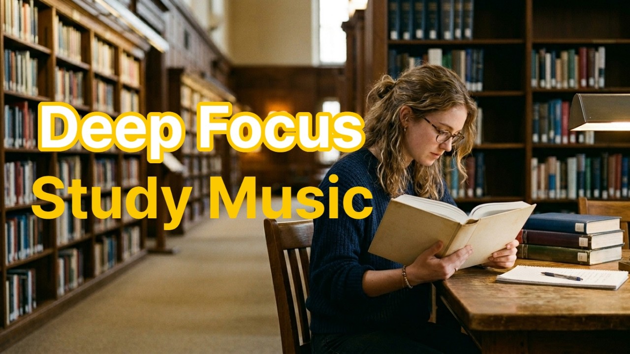 Music to Listen to While Studying Quietly in a Library | Quiet Study Piano Music