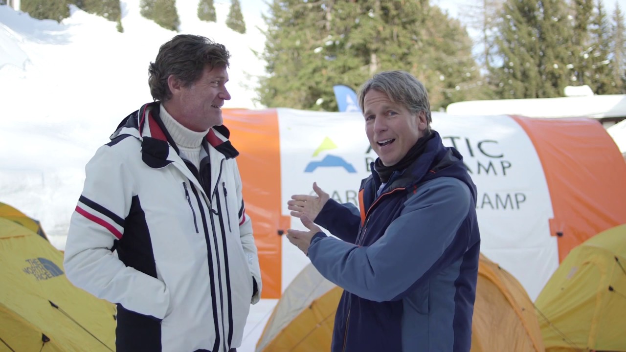 Hub Culture Davos: Craig Leeson, director of The Last Glaciers, and William Pfeiffer, producer